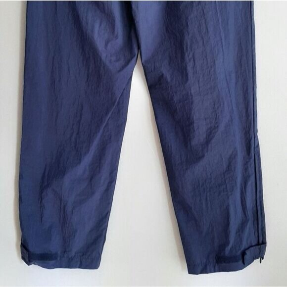 ADIDAS Retro Windbreaker Jogger Pants Blue Sz M - Picture 7 of 9
